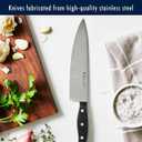 HENCKELS Statement Premium Quality 15-Piece Knife Block Set, Natural, Razor-Sharp, German Engineered Informed by 100+ Years of Mastery, Lightweight and Strong, Dishwasher Safe