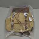 NATURAHIDE Leather Canvas Backpack Durable Vintage Large Travel Laptop Bag for Men & Women Work Hiking School (Tan)