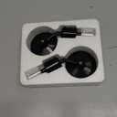 Bar End Mirrors for Motorcycles - 7/8 Handlebar CNC Aluminum Cafe Racer Mirrors Universal Fits for FZ-07, FZ8, FZ-09, Honda Grom, Suzuki SV650, GSX-S750, Kawasaki Z650, Z900, Naked Bike (Black-02)