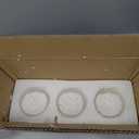 3-Light Bathroom Vanity Light, Modern Black Wall Lights with Clear Glass Shades, Bathroom Wall Sconce Lamp for Mirror Living Room Bedroom Hallway