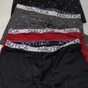 Nautica Men's 4 Pack Micro Boxer Briefs (Black/Nautica Red/Sail-lead White/Sail-black White, XL)