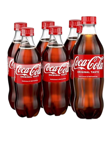Coca-Cola Soda Soft Drink Bottles, 16.9 fl oz, 6 Pack BBD JAN26