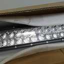 RIGIDON 50 Inch 288W Light Bar, Double Row Flood Spot Combo 28800LM LED Light Bar Waterproof Driving Boat Road LED Work Light for ATV UTV Truck