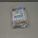 2 x Magic Foam Texture Painting Kit,3D Drawing DIY Art Set,12 Colors Acrylic Marker Pen, 3 Soft-tip Water Brush Pen, Magical Painting Kit