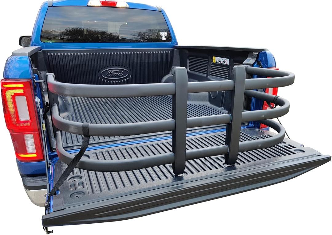 Truck Bed Extender for Ford Ranger, Maverick, Chevy Colorado, GMC Canyon, Nissan Frontier Pickup Trucks, 24" Bed Extension