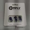 Comply 500 Core Series | Memory Foam Replacement IEM Ear Tips for KZ, Moondrop, FiiO Sennheiser & More | Superior Noise Isolation, Ultimate Comfort, Secure Fit | Black, Medium (3 Pairs)