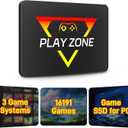 Retro Gaming Console with Built in 16191 Game, Plug and Play Video Game Console for PC, Emulator Console Compatible 80+ Game Emulator, 3 Game Systems in 1TB Game SSD, Retro Game Stick