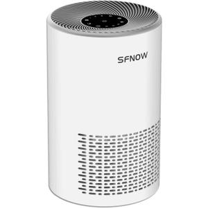 Air Purifiers for Home Pets Hair in Bedroom, Air Cleaner Covers Up to 1050 ft Remove Smoke Pollen Dander Hair Smell, with HEPA Sleep Mode For Home Office Living Room Drom, SAP300C, White
