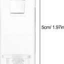 Angoily 25Pcs Long Board Support Partition Transparent Plastic Shelf Holders for Cabinet Shelves Adjustable Shelf Clips for Furniture Storage