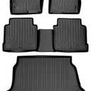 SMARTLINER Custom Floor Mats - Cargo Liner Set for 2016-2019 Hyundai Sonata