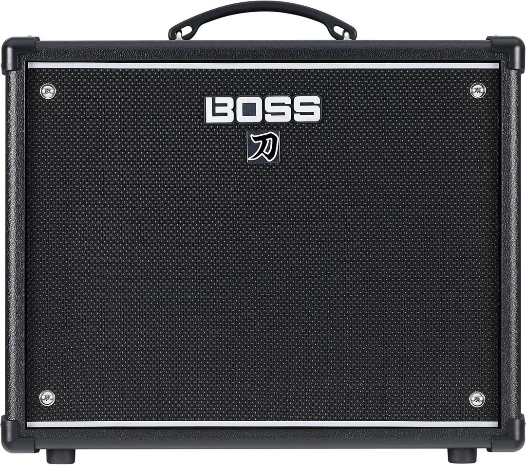 BOSS Katana-50 Gen 3 Guitar Amplifier | Compact 50-Watt Combo Amp | Custom 12-Inch Speaker | Evolved Tube Logic Sound | 12 Amp Characters | Onboard BOSS Effects | Advanced Connectivity & More