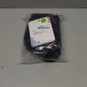 FantaLook Mens 80S Long Curly Black Rocker Costume Wig