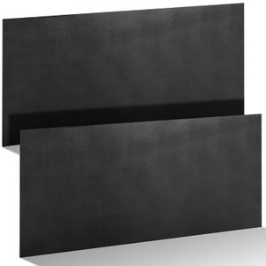 Photect 2 Pcs 1/4 x 4 x 12 Inch A36 Steel Plate Hot Rolled Metal Base Plate Flat Bar Sheet Raw Material for Cutting Industrial Base Construction Boards Structure Support Weldable Square Industrial
