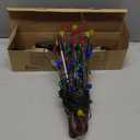 Retisee Garden Christmas Solar Lights - 2 Sets 8 Pcs LED Twig Stake Outdoor Decor - Solar Firefly Christmas Tree Light - 160 LED C6 Fairy Light for Lawn Pathway Xmas Yard Stake