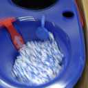 O-Cedar RinseClean Spin Mop & Bucket System + 2 Extra Mop Heads | Clean with Water | Removes 99% of Bacteria
