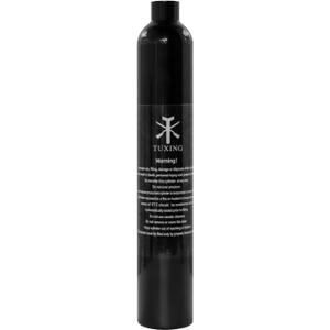 TUXING 0.38L Aluminum Paintball Air Tank, High Pressure Air Tank 23Ci Capacity, Diving Cylinder High Pressure Air Bottle for Paintball or PCP Air Guns (empty bottle) 5/8-18UNF