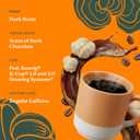 Four Sigmatic Mushroom Coffee K-Cups | Organic Dark Roast Coffee with Lions Mane Mushroom Powder & Yacon | Focus & Immune Support | Vegan & Keto | Sustainable Pods | 10 Count