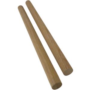 Cherry Wooden Dowel Rods - 3/4 x 12 Inch (Pack of 2) - Kiln-Dried Unfinished Natural Hardwood Dowels for Crafts and Woodworking