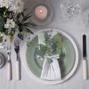 Eucalyptus Leaves Stems 100 PCS, 4 Kinds Mixed Artificial Greenery Stems for Wedding Decor Vase Floral Arrangement Centerpiece