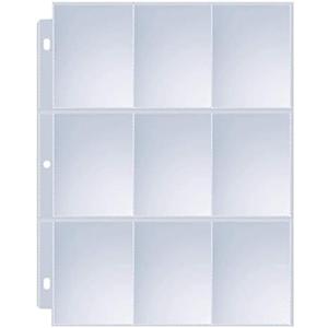 36 Pack 9 Pocket Page Protectors, Sooez Trading Card Sleeves for 3 Ring Binder, Baseball Cards Holder, Protective Pages Sheets for Binders Album, Fit for YuGiOh, MTG, Game, Business & Sports Cards