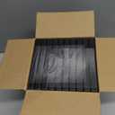 10 Pack Maxtek Standard 14mm Black Six (6) Disc DVD Cases with Double Sided Flip Tray and Outter Clear Sleeve