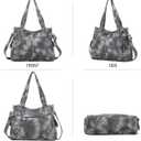 Angel Kiss Handbags for Womens Top-Handle Hobo Purse Roomy Casual Shoulder Bags PU Tote Satchel Purse for Women