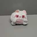 Fat Cat Plush Cute Soft Cat Stuffed Animals Kawaii Stuffed Plush Pillow Toy, White, 10 Inch