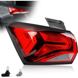 Outer Tail Light Assembly for Chevrolet Equinox 2022, Halogen Rear Brake Turn Signal Outer Tail Lamp Taillight Assembly for Chevy Equinox 2022 85608639 85132581 GM2804152, Driver Side, W/ Bulbs