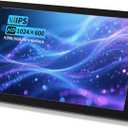 Mini Monitor 7 Inch Screen HDMI, VGA, AV, BNC, 1024  600 Small IPS Screen with Built-in Speakers, 178 Viewing Angle LCD Portable Monitor for PC/TV/DVD/CVBS (7 inch - Non Touch)