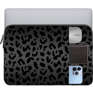 Laptop Sleeve Bag 15.6-16 inch,Compatible with MacBook Air 15 inch M2 2023 A2941/16 Pro M2 A2780 M1 A2485 /Pro Retina 15 A1990,Chromebook,HP,15.3-16 inch Notebook (Black-D2, 13inch)