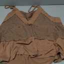 Women's Lace Babydoll Tank Top Sexy V Neck Sleeveless Flared Hem Flowy Peplum Tops XL
