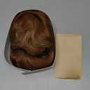 Rugelyss Short Wavy Wig with Bang Retro Bouffant Beehive Wigs fits 80s Costume or Halloween Party