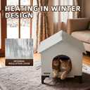 Cat House - Outdoor Cat House for Indoor and Outdoor Use - Insulated and WeatherproofWaterproof Shelter, XL