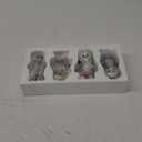 Cool Skeleton Figurines, Skeleton Small Statue Halloween Resin Collectible Figurines, Cute Home Room Desk Office Decor (4pc)