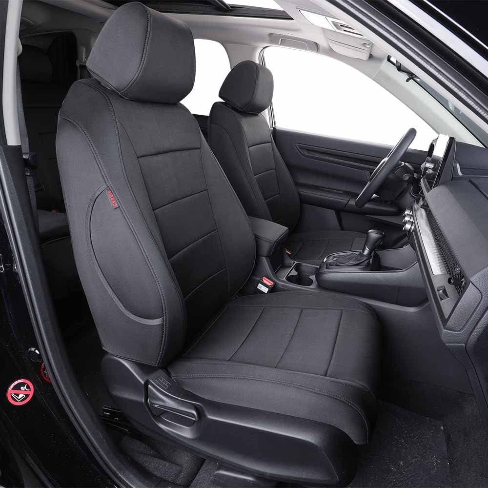EKR CRV Seat Covers Custom Fit for Honda CRV 2023 2024 2025 2026 Car Seat Cover Full Set for Trucks SUV,Waterproof Car Seat Cushion,Neoprene (Black)