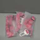 3 Pack Dog Seat Belt for Car - Adjustable Dog Car Safety Harness, Elastic Cushioning Seatbelt Leash, Reinforced Metal Buckle Anti-Tangle Design, for Small and Medium Pets (Pink)