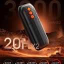 AI Hand Warmers Rechargeable 2 Pack - 6000mAh Electric Hand Warmer with LED Lights, 5-Tem p Smart Control, Portable Pocket Heater, Gifts for Christmas, Outdoor, Hunting, Golf, Camping Accessories
