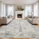 GarveeHome Large Area Rugs 10x14 for Living Room, Neutral Abstract Washable Rug Modern Non Slip Floor Mat Carpet Indoor Beige Accent Rug for Bedroom Dining Room Playroom Nursery Home Decor