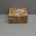 Storieme Angel Christmas Tree Topper: 12 Inch Hand-Painted Resin Figurine with Clip-On Metal Star and LED String Lights - Festive Holiday Home Decor for Xmas Tree Mantel Tabletop