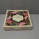 Bohemian Geometric Floral Runner Rug 2x6, Machine Washable, Soft Low Pile, Non-Slip Carpet for Laundry, Bedroom, Bathroom, Entryway | Blue