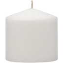 Stonebriar 3 Pack Tall 3 x 3 Inch 18 Hour Long Burning Unscented White Wax Pillar Candles