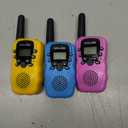 Walkie Talkies for Kids Toys Stocking Stuffers for Kid Boys Girls 4-6, 3 Miles Range Walkie Talkie to Camping, Outdoor, 4 Year Old Girl Birthday Gifts for 3 4 5 6 7 8 9 Year Old Boy Girl Gifts Age 6-8 (Blue&Pink&Yellow)
