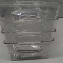 ClearSpace Plastic Pantry Bins with Removable Dividers - Kitchen Storage and Organization (4 Pack)