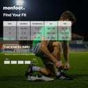 MONFOOT Men's/Women's 4-10 Pairs Cotton Cushion Low Cut Ankle Socks, Multipack