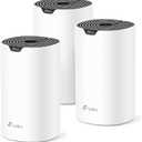 TP-Link Deco S4 Mesh AC1900 WiFi System - Up to 5,500 Sq.ft. Coverage, Replaces WiFi Router and Extender, Gigabit Ports, Works with Alexa, Deco S4(3-Pack)