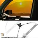 A-Premium Electric Power Window Regulator Without Motor Compatible with Mazda CX-9 2007-2015 Rear Left Driver Side