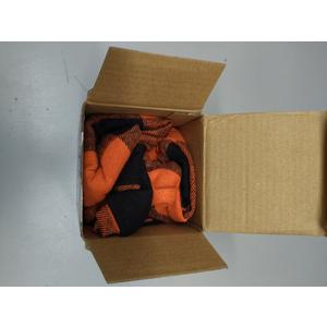 Pillow Cover, 18x18 Inch, Black & Orange