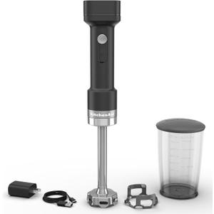 KitchenAid Go Cordless Hand Blender - battery included, KHBRV71, Black Matte