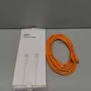 3-Pack Orange [3.3FT+6.6FT+10FT] 60W USB C to USB C Cable, Type C Fast Charging Cable for iPhone Air 17 16e 16 15 Pro Plus Pro Max，for Galaxy S25, for iPad Pro/Air/mini, for MacBook Pro/Air and More