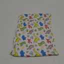 Little Sleepy Head Toddler Pillowcase, 100% Cotton & Hypoallergenic Pillow Case for Toddler Pillow, Snug Fit Envelope Pillowcase, 13x18 Pillowcase, Pilllow Sold Separately (Dinosaurs - White)
